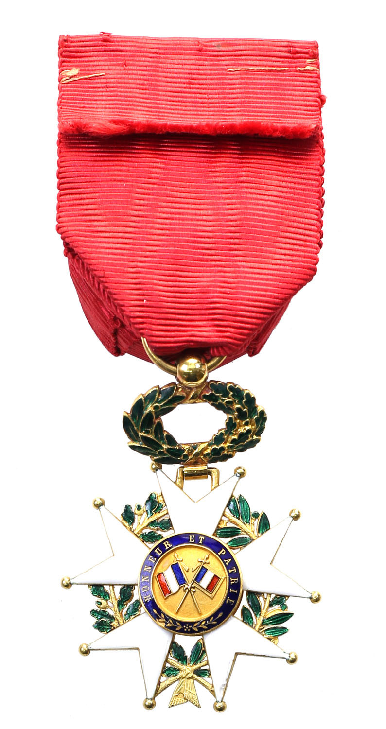 Francja. Order Legii Honorowej model z 1870 roku, Grand Officer Cross, złoto - Rzadkie
